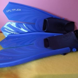 Diving Fins - US Diver Split Fins Size Medium
